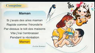 comptine : maman/Unité 2/page 21/pour communiquer en français 2aep