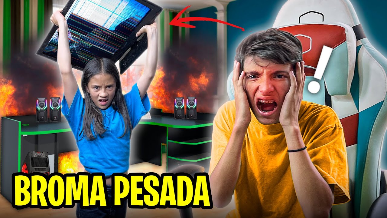 ¡LA HIJA de @RONALDMCDONALDS ME ODIA! * Destruye mi NUEVA PC GAMER 😭