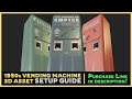 1950s Vending Machine Mesh & Material Setup in Unreal Engine | Asset Guide