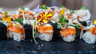 HOW TO MAKE INCREDIBLY BEAUTIFUL LOBSTER SUSHI | Butter Poached Spiny Lobster screenshot 4