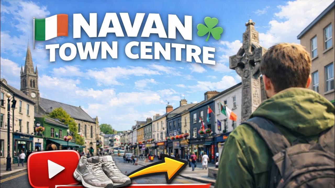Ireland Navan Town Centre | walk tour | February 2026