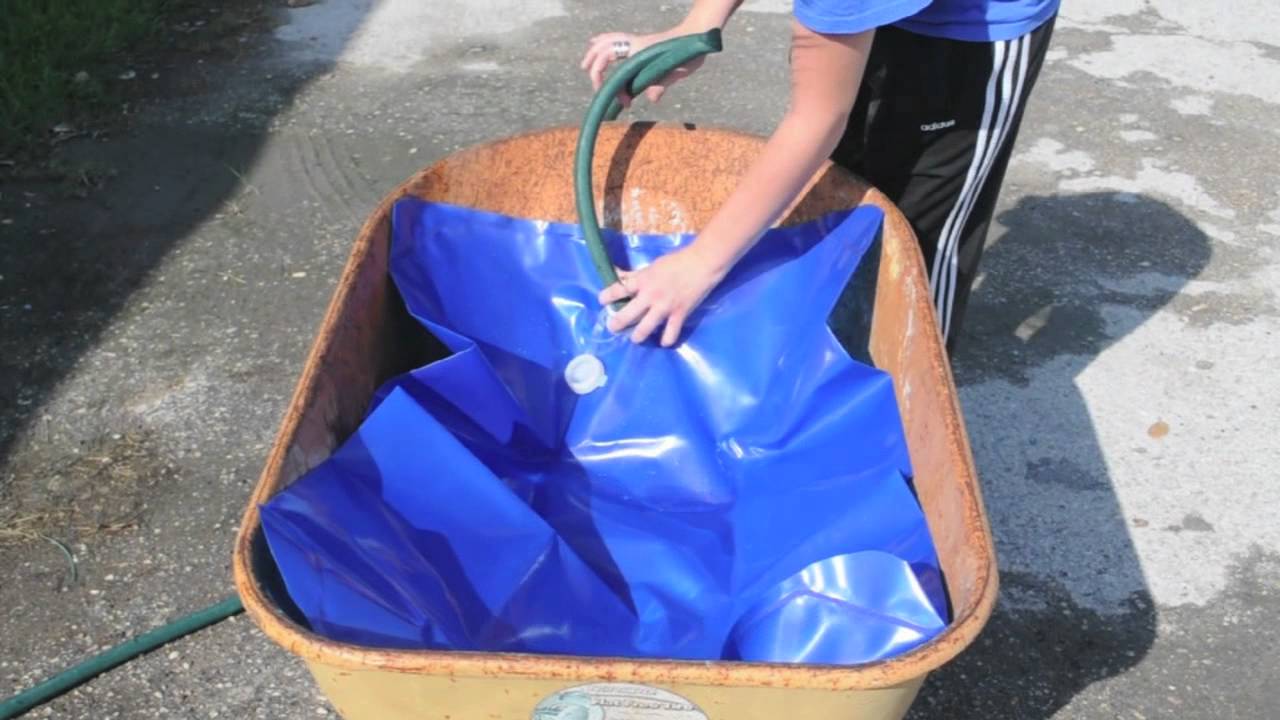 How to Use a 20 Gallon Watering Bag YouTube