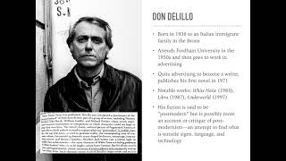 A Lecture on Don DeLillo's White Noise, "The Airborne Toxic Event"
