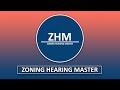 Zoning Hearing Master - 3.25.24