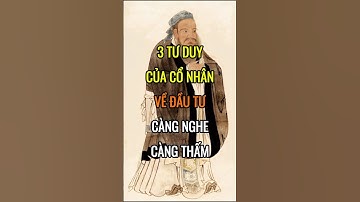 3 TƯ DUY của CỔ NHÂN về ĐẦU TƯ càng nghe càng thấm| Chứng Khoán Số Official #shorts
