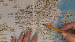 ASMR ~ Central Kalimantan, Indonesia History & Geography ~ Soft Spoken Map Tracing Google Earth screenshot 4