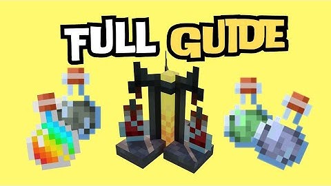 How To Brew & Make The 4 New Potions In Minecraft (Mcpe/Java/Bedrock/Xbox) #minecraft #viral