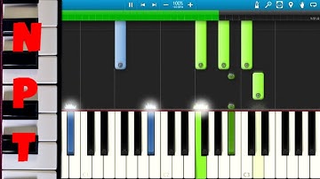 BIRDY + RHODES - Let It All Go - Piano Tutorial - How To Play Let It All Go - Synthesia