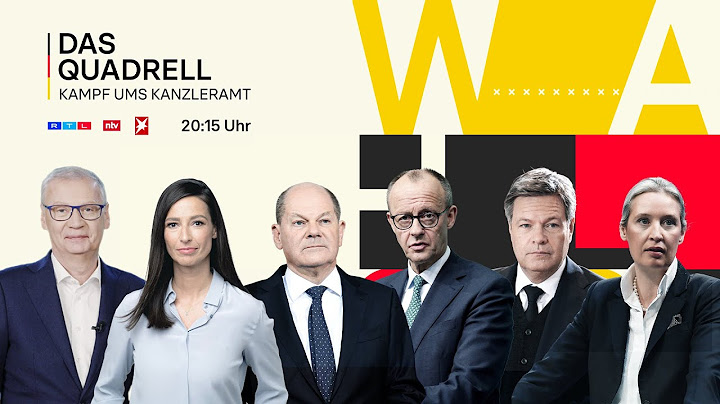 LIVE: Das Quadrell - Kampf ums Kanzleramt