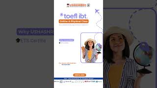 USHASHREE | Prepare TOEFL - Online or Physical - Class with flexible timings #ushashree #uief #toefl