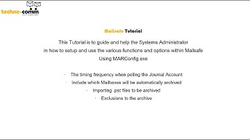 User Guide for the Mailsafe Exchange Server Archiving Module