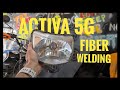Honda Activa 5g Head light Fiber welding repair #activa5g #hondactiva #fiberwelding