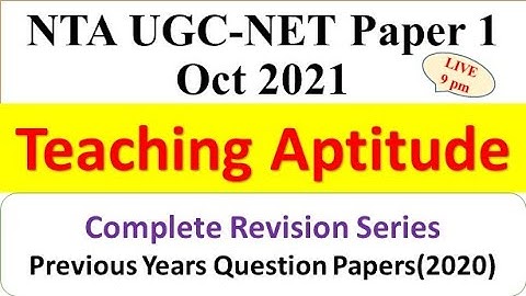 Teaching Aptitude - MCQ