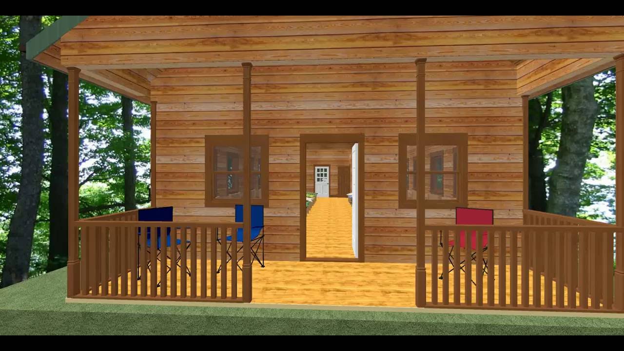 Conestoga Log Cabin Kit Tour Explorer Bunkhouse 980 Sqf Youtube