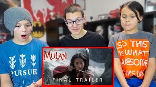 Mulan Final Trailer REACTION