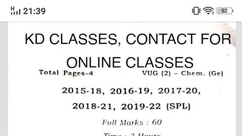 #Vbu#hazaribagh#Chemistry generic, Spl Questions paper, Session 15-18 to 19-22 , Exam ka questions.