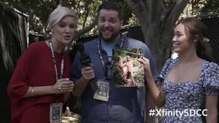 Maggie Grace Calls Out FTWD Co-Star Garret Dillahunt at the Deadquarters - Comic Con 2019