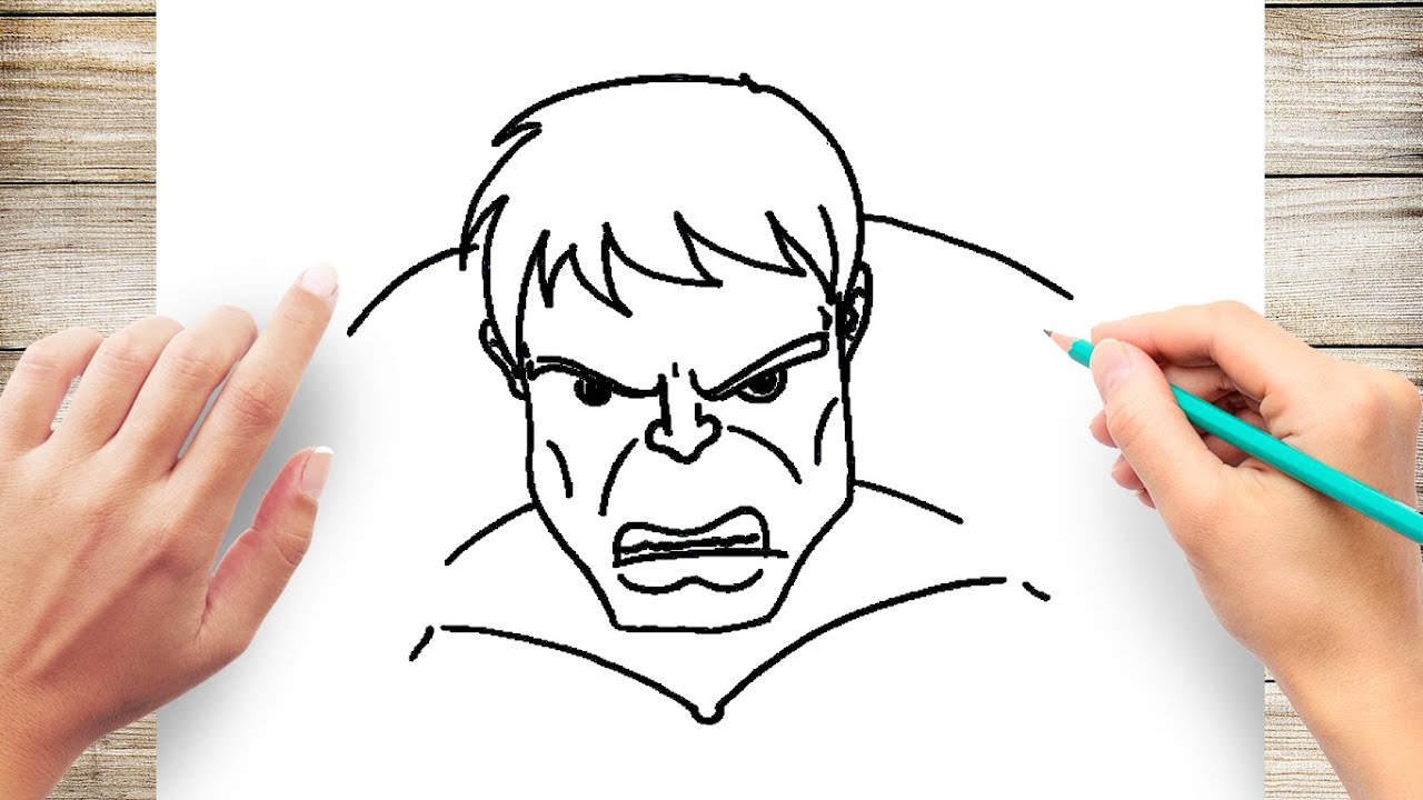 How to Draw Hulk Step by Step - YouTube