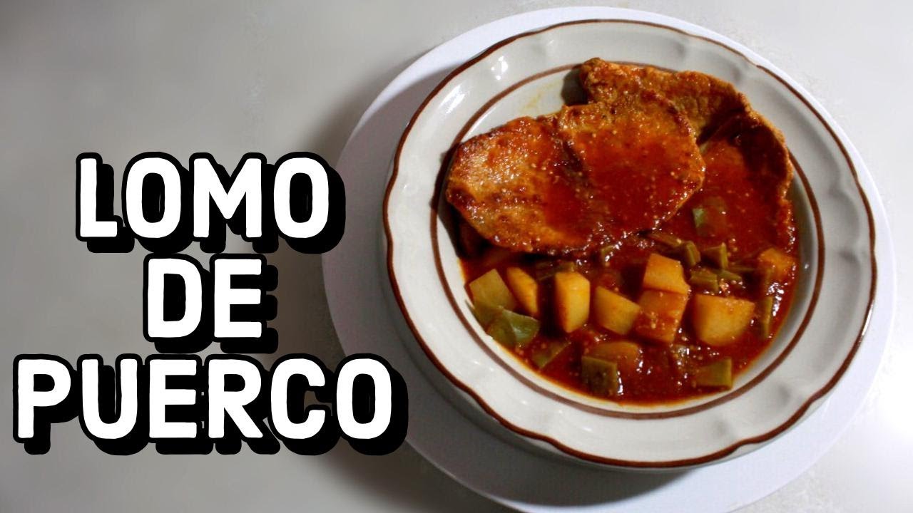 LOMO DE PUERCO CON PAPAS Y NOPALES