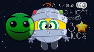 [GDKS] Space Flight - by: ReNecro1001 (Normal, 3 stars) 100% All Coins