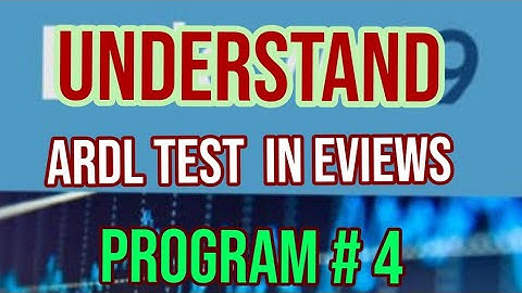 Concept of Auto Distributed Lag Model (ARDL) In eviews 9 // Hindi/ Urdu//