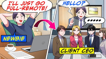 This Newbie Revamps Work on His Own By Making All Meetings Online! But The Client…[RomCom Manga Dub]