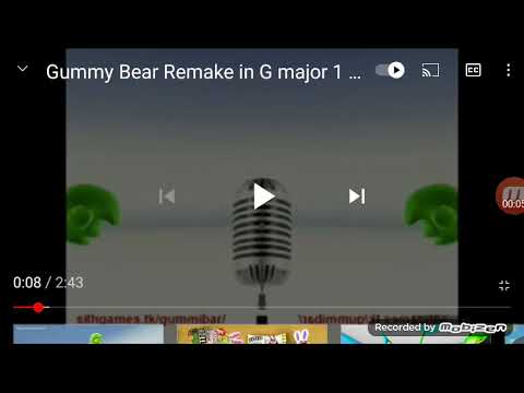 GUMMY BEAR REMAKE DEEP VOICE MIRROR NEGATIVE V2 NORMAL AND THE KINEMASTER