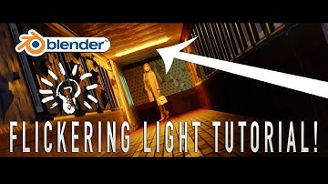 How to make Flickering Lights in Blender 3d: Easy Tutorial
