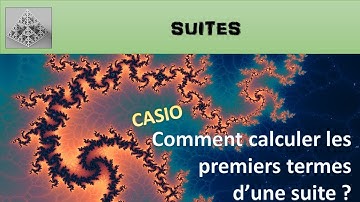 Suites - Casio Graph 35 Plus