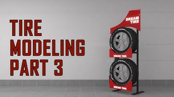 Tire Modeling (Part3) | 3ds Max Tutorial
