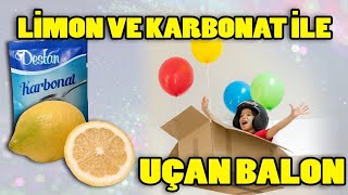 Li̇mon Ve Karbonat İle Uçan Balon Nasil Yapilir - Manyak Deney - İlgi̇nç Deney - Oyuncak Hedi̇ye Tv