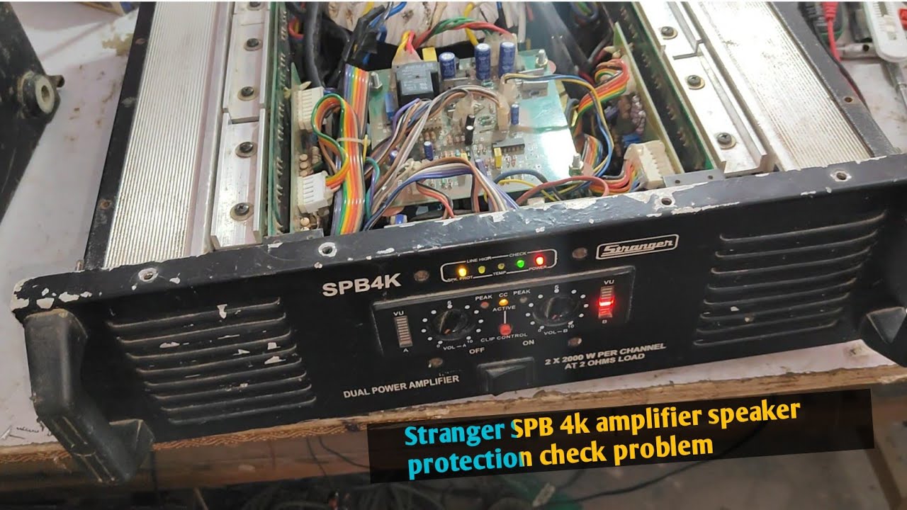 Stranger SPB 4k amplifier speaker protection, check problem with full short Ripeyring video
