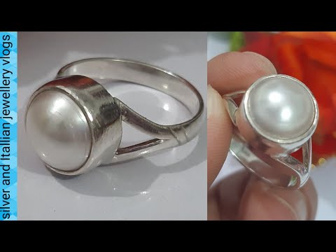 D1008 Pearl Ring Fine Jewelry 925 Sterling Silver Round 13-14mm Nature  Fresh Water White Pearls Rings For Women Fine Presents - Rings - AliExpress
