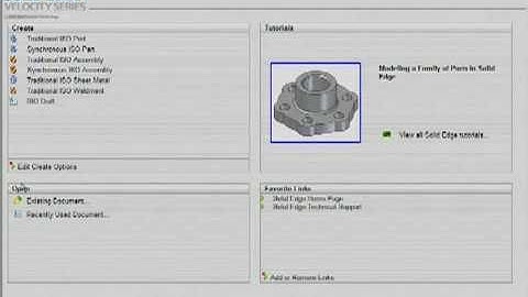 Solid Edge Tips & Tricks : Traditional  Synchronous Templates-Siemens PLM
