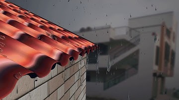 Maya Instancer - Rain drop simulation