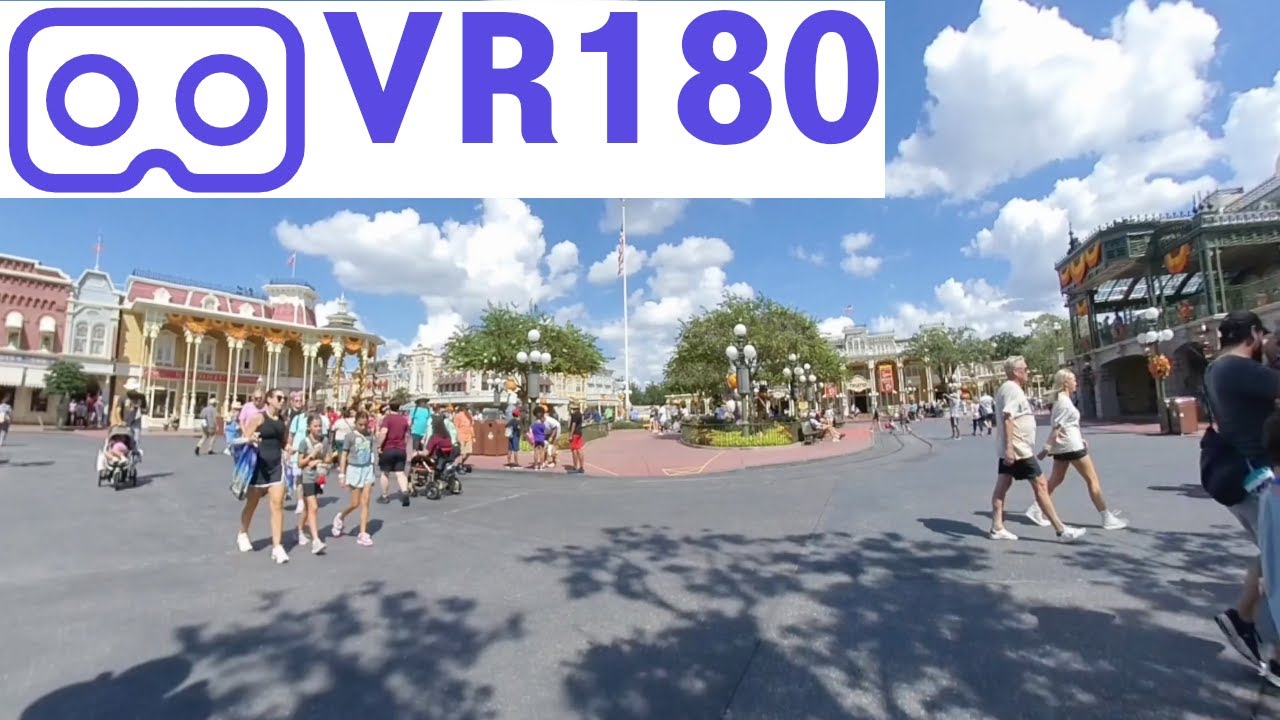 Magic Kingdom Main Street and Train Depot Fall 2025 People Watch VR180