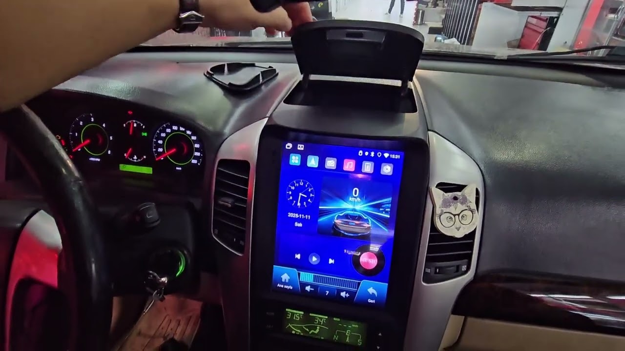 2010 Chevrolet Captiva Kablosuz Carplayli Android Tesla Ekran