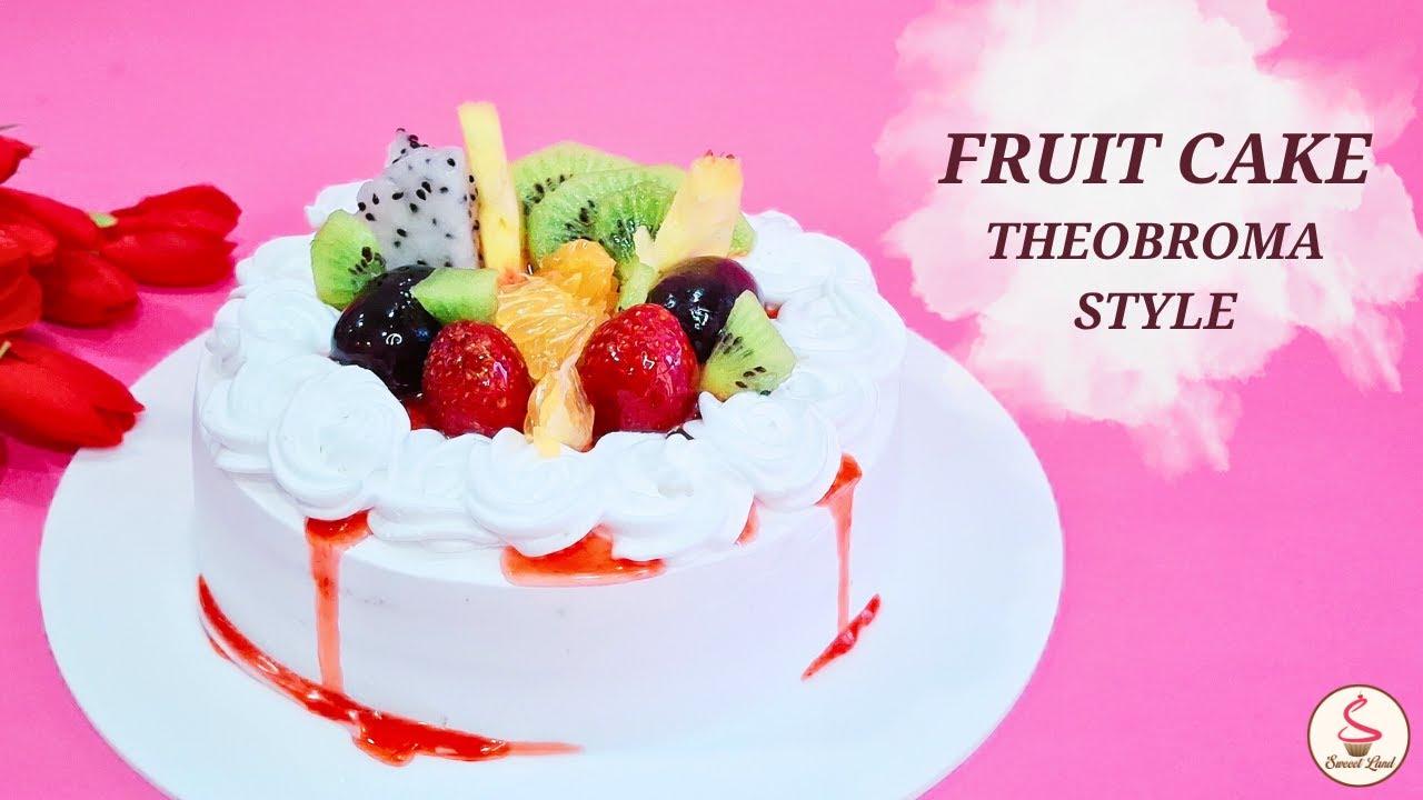 Best Eggless Fruit Cake Recipe | Theobroma Style Soft & Moist Cake