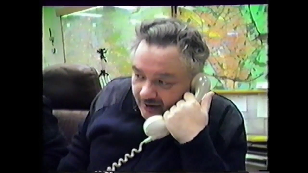 Alarmcentrale brandweer Utrecht tijdens storm 1990