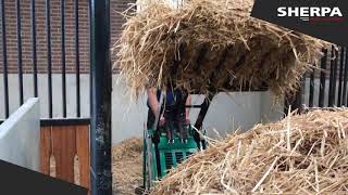 SHERPA100 ECO | Mucking out stables | SHERPA mini-loaders