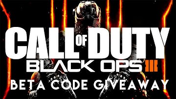 Black Ops 3 Beta Code Giveaway