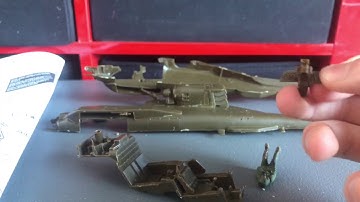 Model Master builds AH-64 Apache attack helicopter