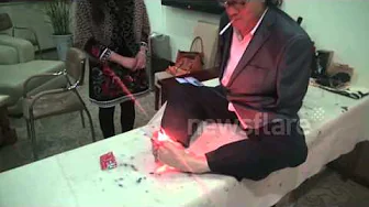 Armless Man's Incredible Dexterity with Feet
