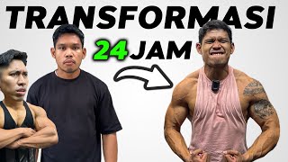 Gua Nyoba 24 Jam Jadi Pro Bodybuilder ft. Chris Putra (🏆1st Olympia AM Men's Physique)