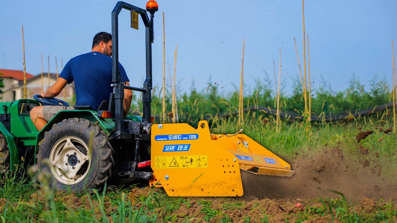 VANGATRICE per trattore: prova in CAMPO