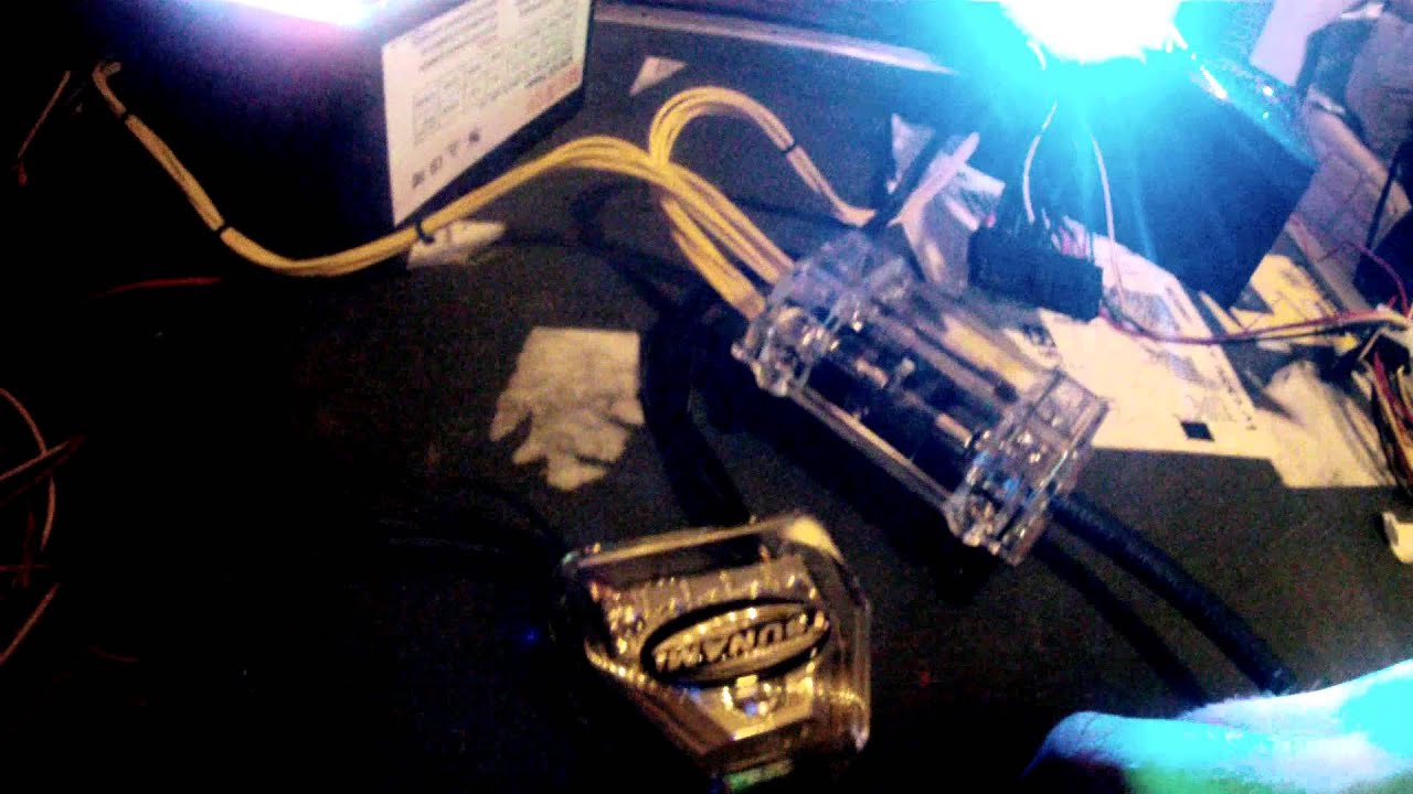 How to install a car amp and subs in your house with computer power