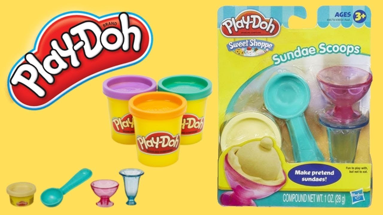 play doh sundae scoops