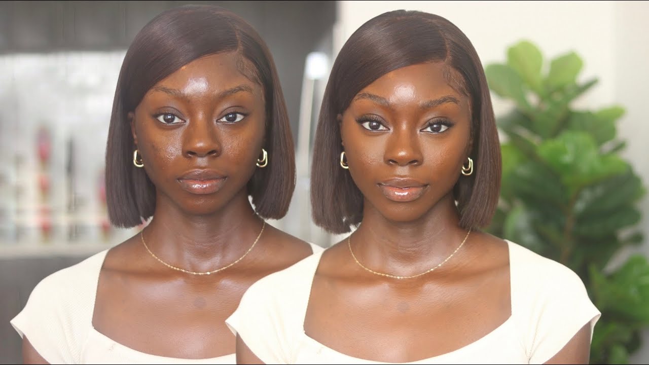 Clean Girl Makeup | No Makeup Makeup Look Dark Skin