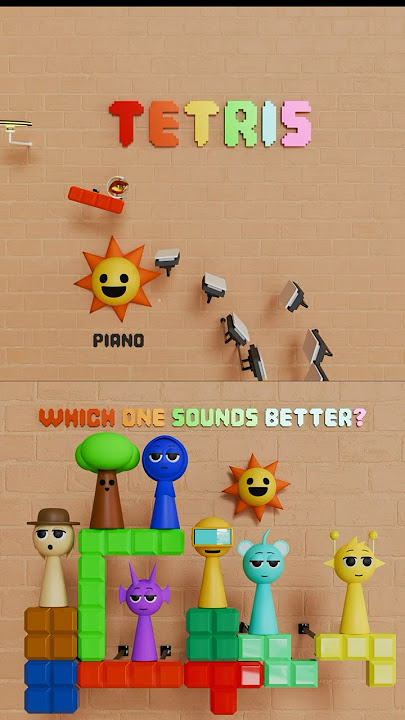 Sprunki : TETRIS Theme Sounds on Cool Instruments