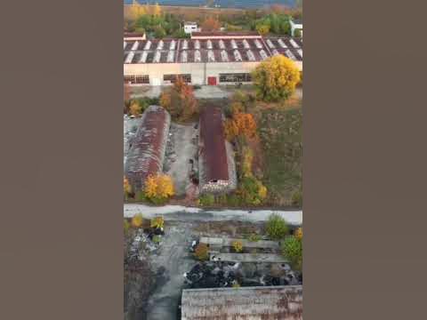 Черен пушек се изви над най-голямото силистренско село Айдемир - YouTube